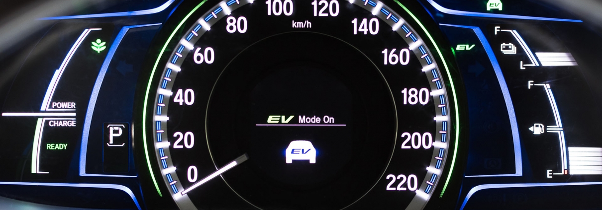Electrical Vehicle Mode Turned On - On Hybrid Car Screen